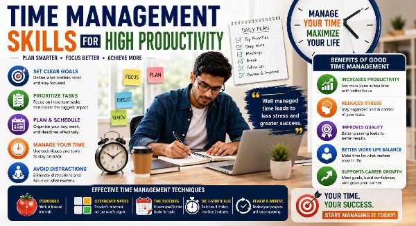 Time Management Skills for High Productivity